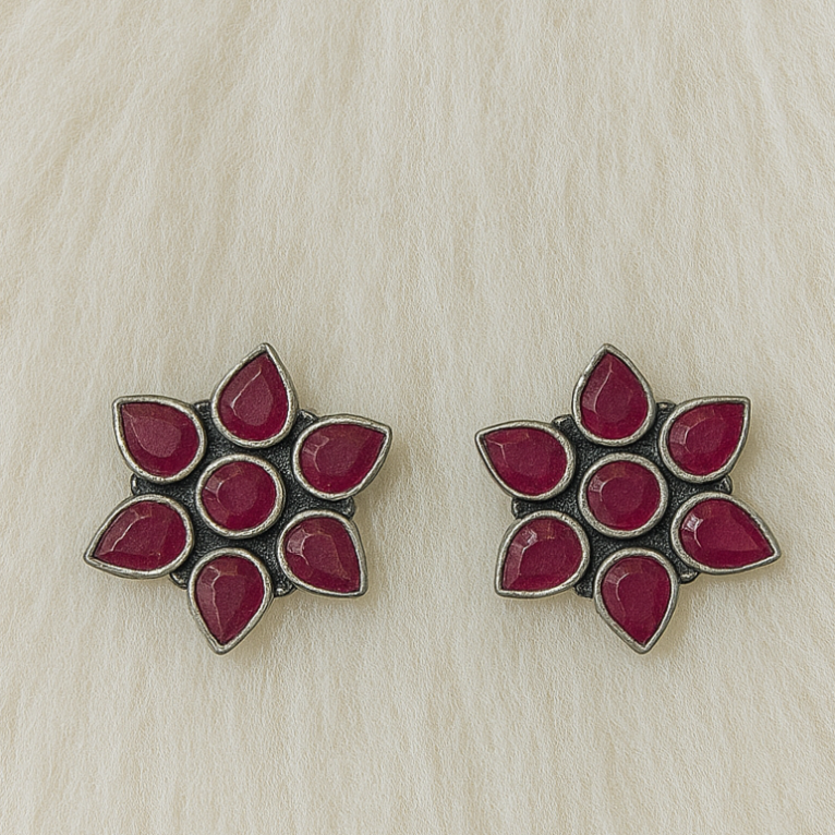 Ruby Bloom Studs