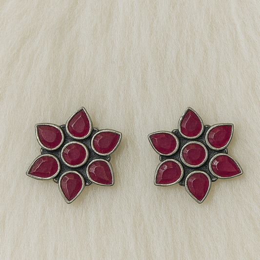 Ruby Bloom Studs